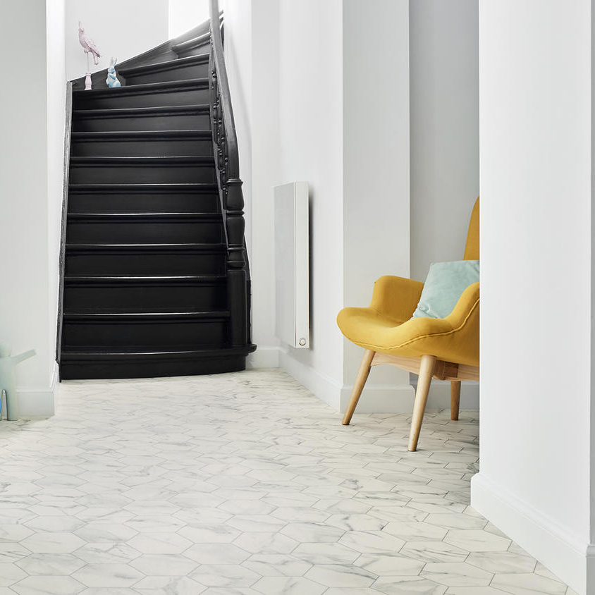Iconik 240 Marble Blanco Hexagon Grey